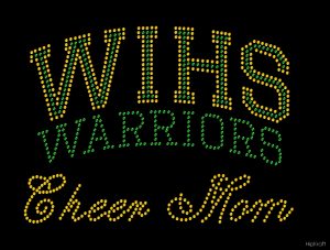 WIHS Warriors Cheer Mom arched