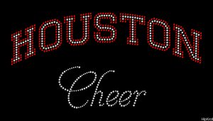 HOUSTON Cheer bling custom design