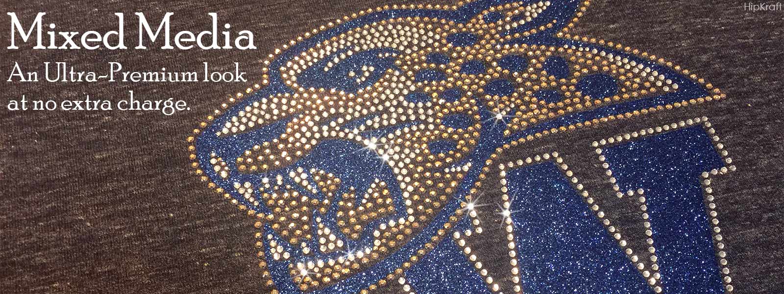 Bling Mixed Media rhinestones and glitter